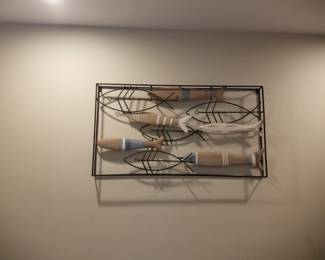 Metal fish art