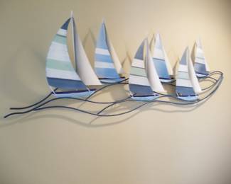 Sailboat sculpture
