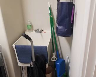 Laundry sink; household aids