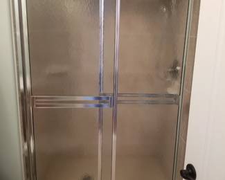 Glass shower doors