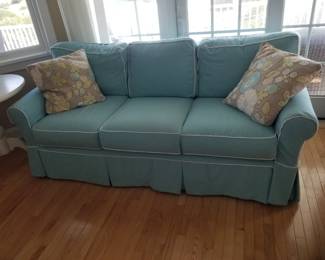 Teal couch