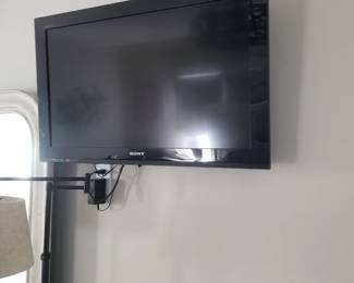 TV with wall mount