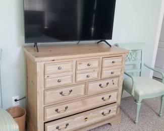 Tall dresser; TV