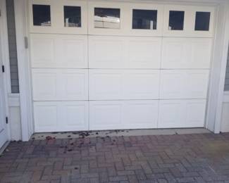 Garage doors with openers
