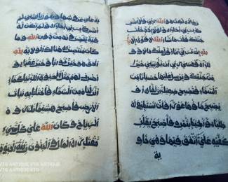 7 coffic   handwriting Qurans .The seven book make one complete book of QURAN 
7 BOOK $2000.