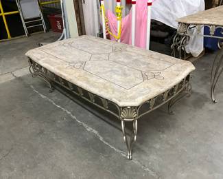 Marble Top? Metal Coffee Table