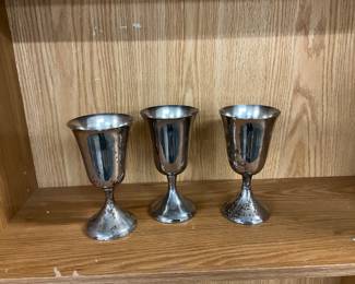 Silver Plated Goblets