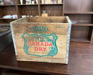 Canada Dry Wooden Box