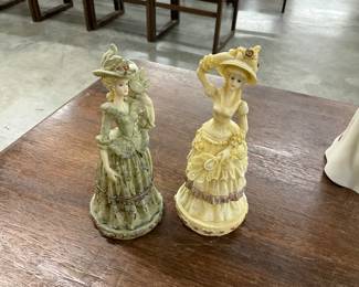 Resin Victorian Lady Figurines