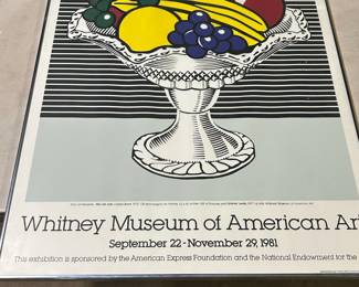Lichtenstein Whitney Museum print