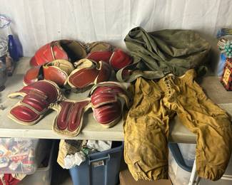Old Time football gear