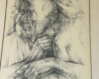 Signed illustration
