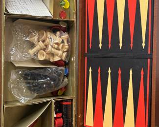 Backgammon plus travel kit