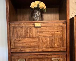 3 drawer cabinet with pull down desk 
$125.00