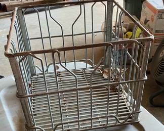 Metal Milk Crate