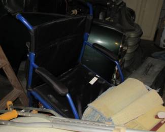 PETERSON wheel chair blue