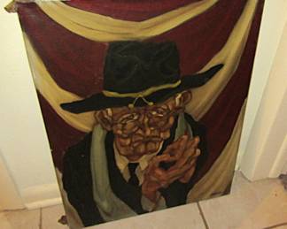 PETERSON cowboy painting