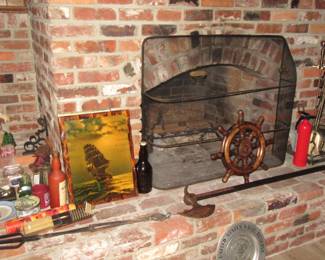 PETERSON fire place items with wheel