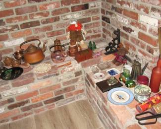 PETERSON more items in fireplace room