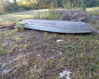 Aluminum john boat