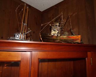 metal ships model