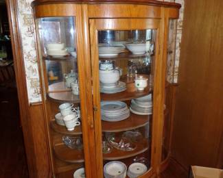Nice oak china cabinet