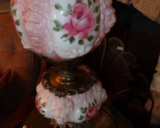 nice old gong with wind lamp