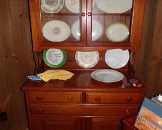 cherry china cabinet