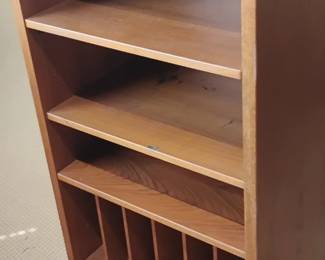 Mid century teak stereo and record cabinet