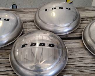 Ford hub caps 1955. Several sets