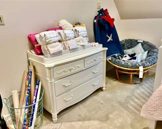STANLEY DRESSER AND CHANGING TABLE.