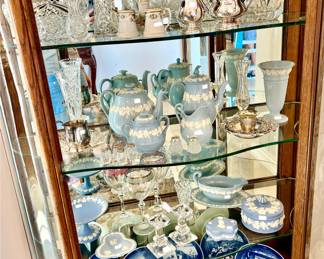 ENGLISH WEDGWOOD, MORE CRYSTAL.
