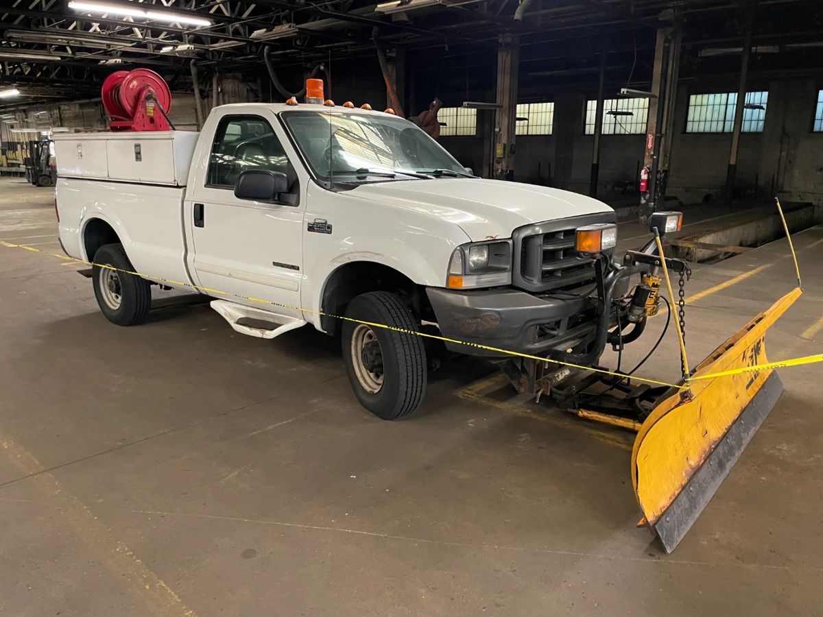 ***NOW ADDED - 2001 FORD F-250 SUPER DUTY PICK-UP TRUCK W/ ATTACHED SNOW PLOW! (DIESEL FUELED)*** 