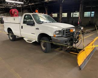 ***NOW ADDED - 2001 FORD F-250 SUPER DUTY PICK-UP TRUCK W/ ATTACHED SNOW PLOW! (DIESEL FUELED)*** 