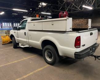 ***NOW ADDED - 2001 FORD F-250 SUPER DUTY PICK-UP TRUCK W/ ATTACHED SNOW PLOW! (DIESEL FUELED)*** 
