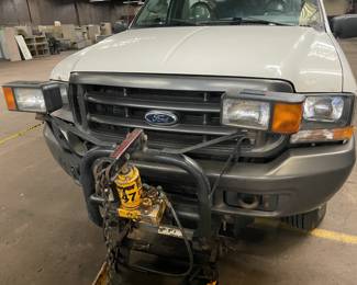 ***NOW ADDED - 2001 FORD F-250 SUPER DUTY PICK-UP TRUCK W/ ATTACHED SNOW PLOW! (DIESEL FUELED)*** 
