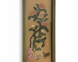 Vintage Chinese Carved Stone Dimensional Wall Panel