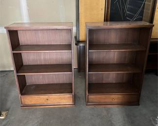 Pair of Wooden Bookcases