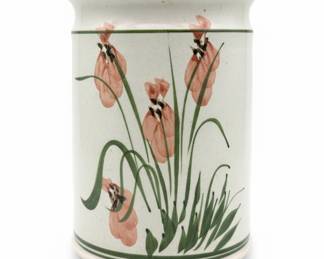Ken Foster Oakhurst Studio Pottery Floral Vase