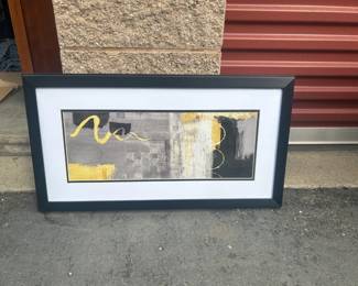 Framed Art Print “Golden Mediterranean II”