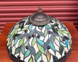 Tiffany-Style Leaded Stained Glass Lamp Shade