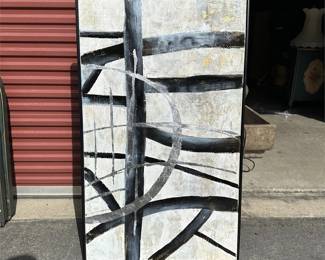 Modern Abstract Acrylic on Canvas