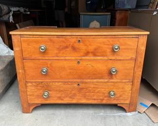 Antique 19th C. Pine Chest of Drawers