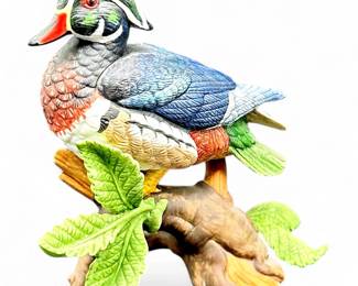 Lenox 1990 'Wood Duck' Porcelain Figurine by Susan Lynn