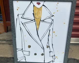 Anne Tavoletti “Fashion Strokes I” Canvas Art Print