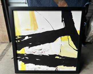Chris Paschke "Buzz II" Framed Canvas Print