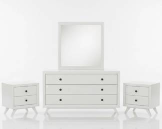 Modway 'Tracy' 4-Piece MCM Style Bedroom Set