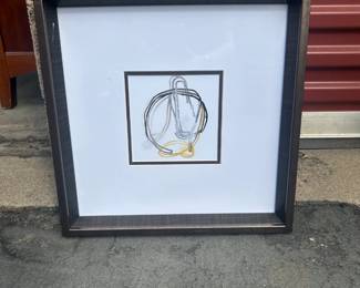 June Erica Vess "String Orbit IV" Framed Print