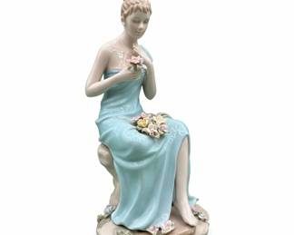 Vernetti Italian Porcelain Figurine of a Lady