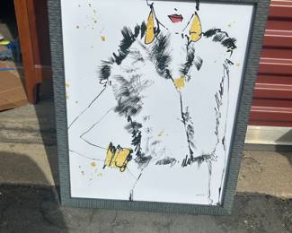 Anne Tavoletti “Fashion Stroke IV” Canvas Art Print